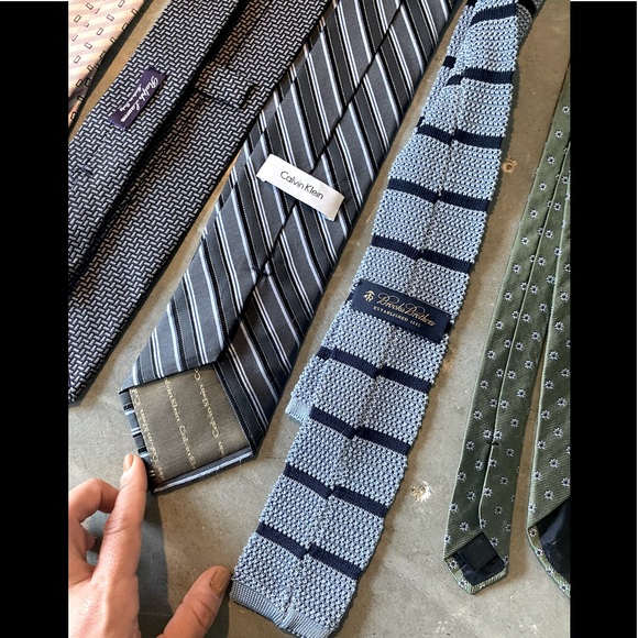 Premium Silk Tie Collection, Brooks Brothers, Ralph Lauren, Ermenegildo Zegna - Picture 10 of 11